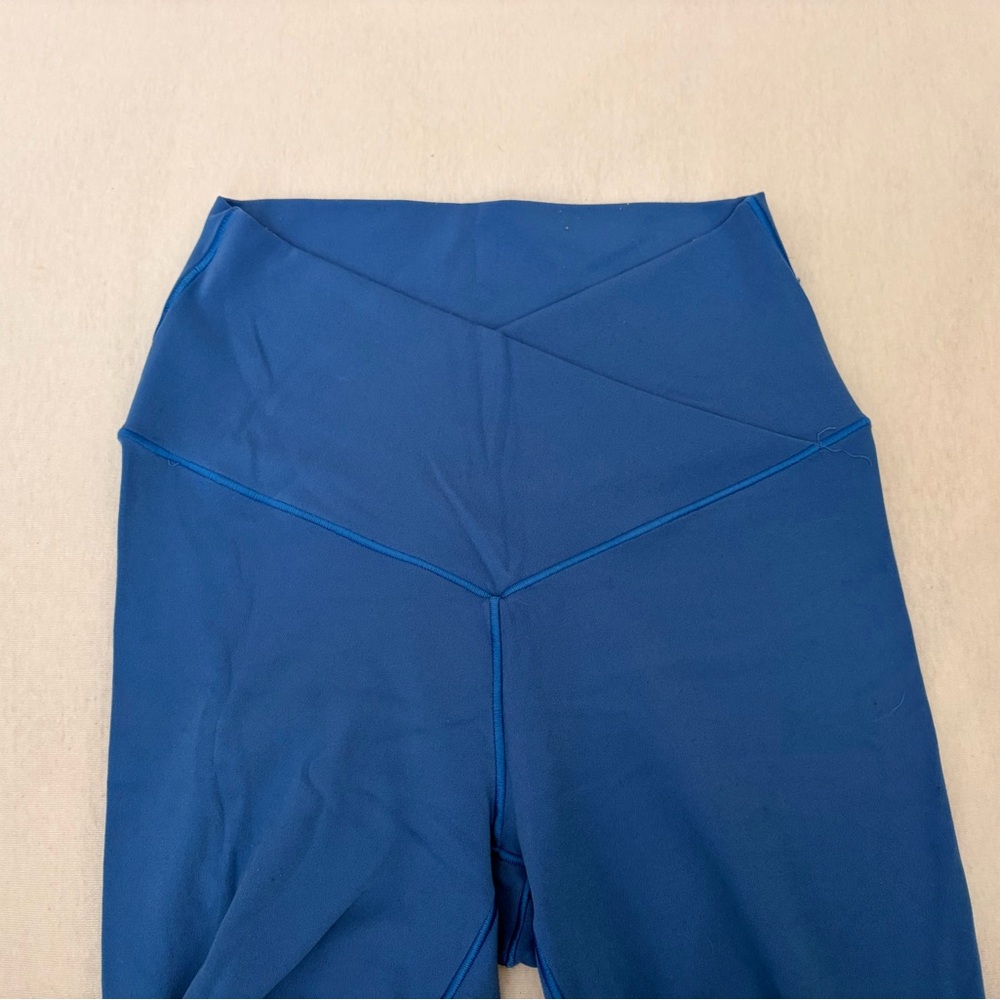 High-Waist Blue Seam-Detail Leggings - Aerie